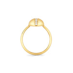 MICHAEL M Rings Orb Pavé Sculpted Ring