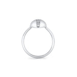 MICHAEL M Rings Orb Pavé Sculpted Ring