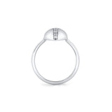 MICHAEL M Rings Orb Pavé Sculpted Ring
