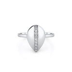 MICHAEL M Rings Orb Pavé Sculpted Ring