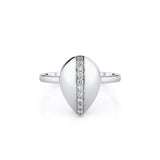 MICHAEL M Rings Orb Pavé Sculpted Ring