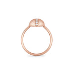 MICHAEL M Rings Orb Pavé Sculpted Ring