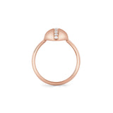 MICHAEL M Rings Orb Pavé Sculpted Ring