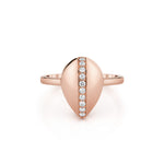 MICHAEL M Rings Orb Pavé Sculpted Ring