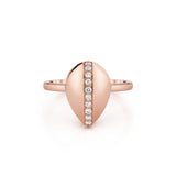 MICHAEL M Rings Orb Pavé Sculpted Ring