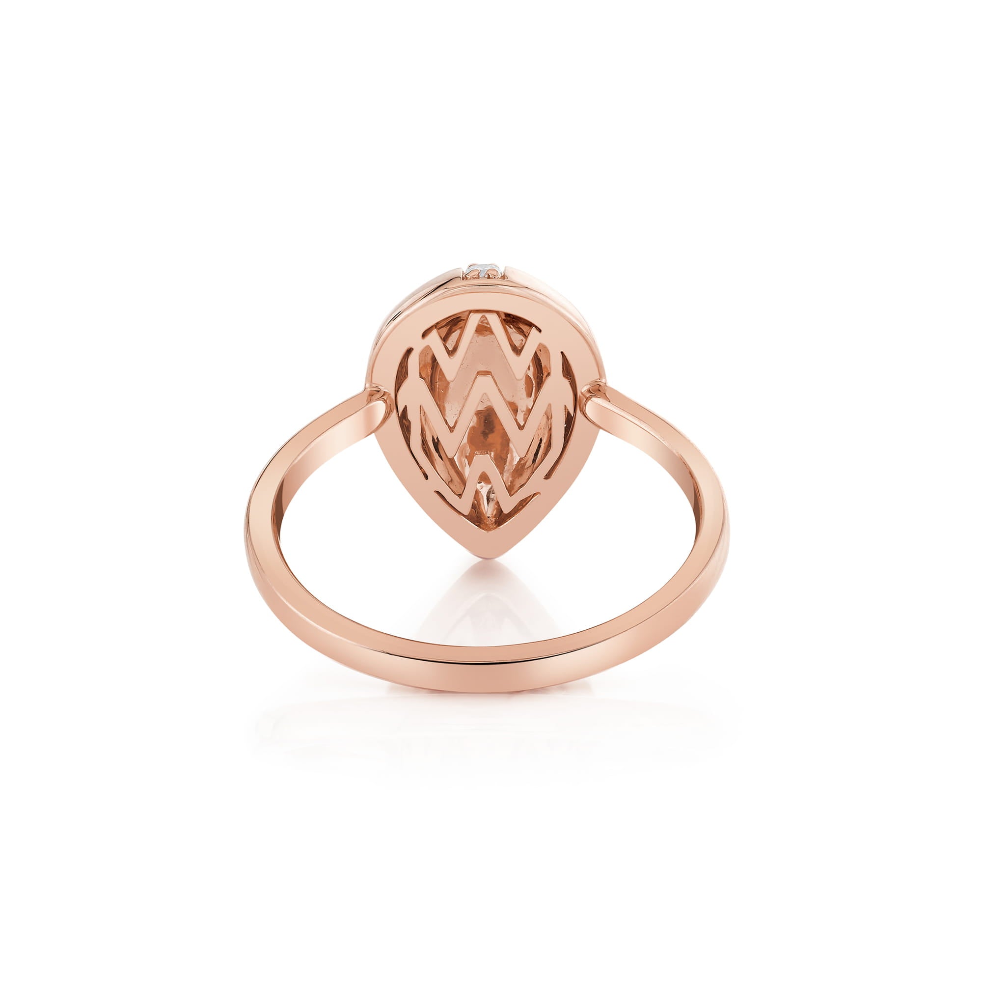 MICHAEL M Rings Orb Pavé Sculpted Ring