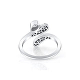 MICHAEL M Rings Orb Pavé Wrap Ring