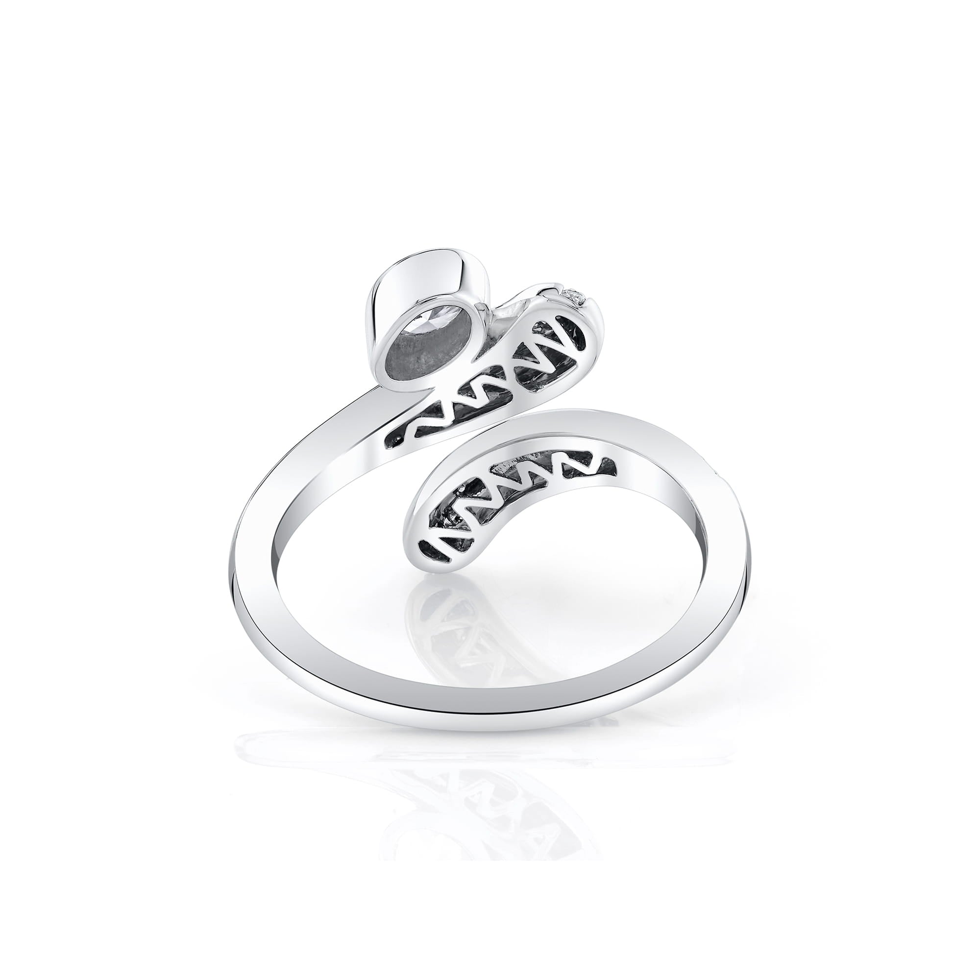 MICHAEL M Rings Orb Pavé Wrap Ring