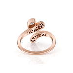 MICHAEL M Rings Orb Pavé Wrap Ring