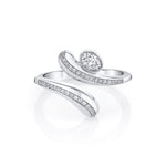 MICHAEL M Rings Orb Pavé Wrap Ring