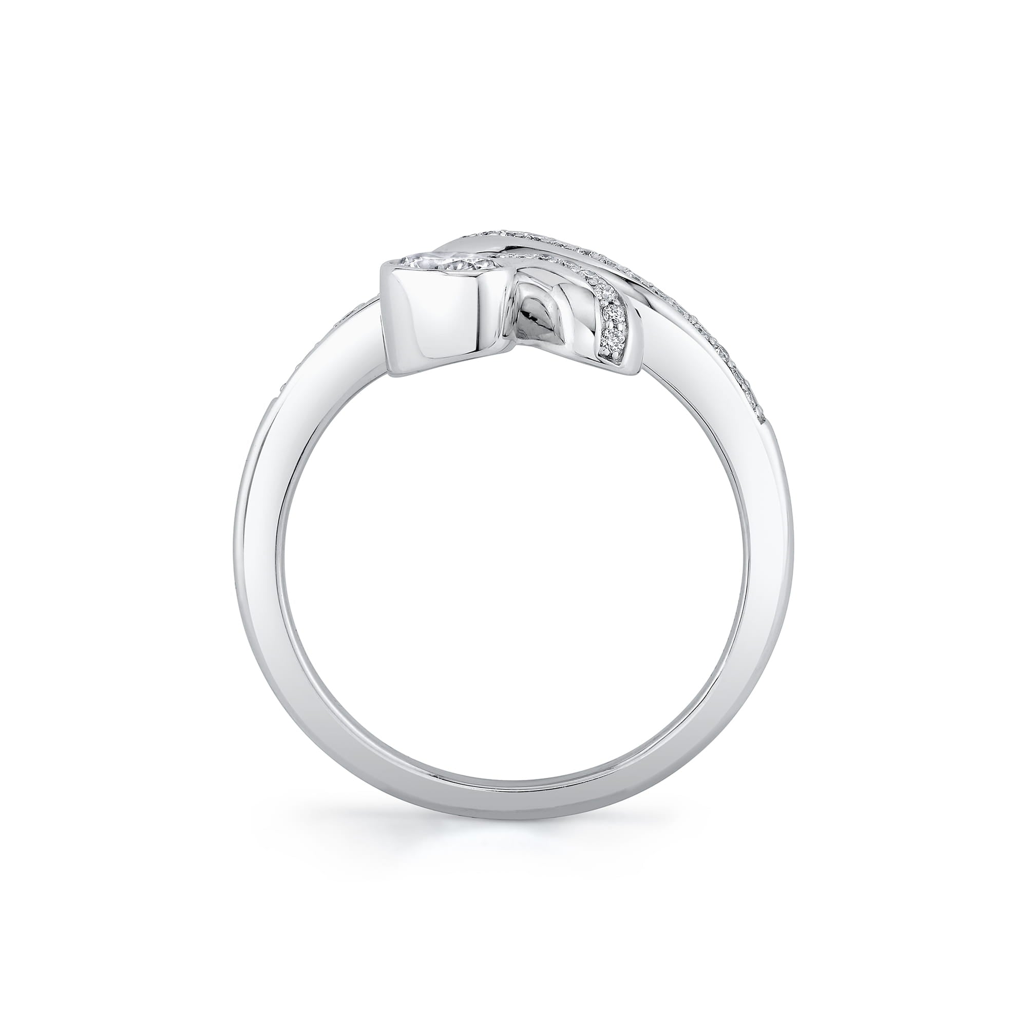MICHAEL M Rings Orb Pavé Wrap Ring