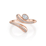 MICHAEL M Rings Orb Pavé Wrap Ring