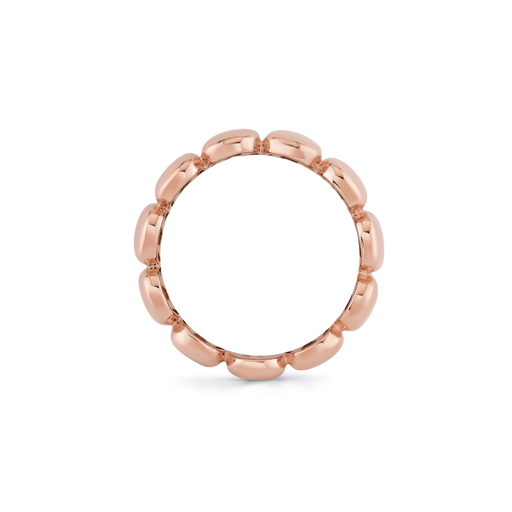 MICHAEL M Rings Orb Sculpted Band