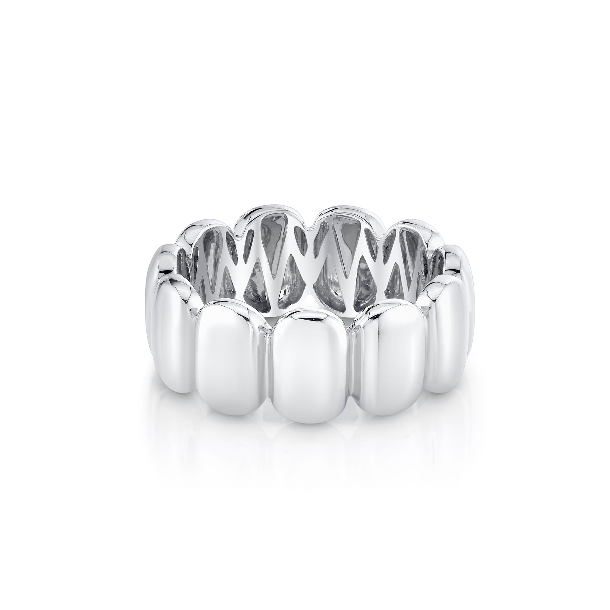 MICHAEL M Rings Orb Sculpted Band