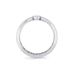 MICHAEL M Rings Orb Split Bezel Ring