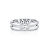 MICHAEL M Rings Orb Split Bezel Ring