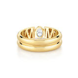 MICHAEL M Rings Orb Split Bezel Ring