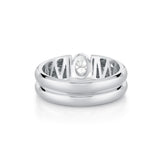 MICHAEL M Rings Orb Split Bezel Ring