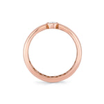 MICHAEL M Rings Orb Split Bezel Ring