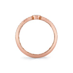 MICHAEL M Rings Orb Split Double Pavé Bezel Ring