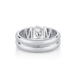 MICHAEL M Rings Orb Split Double Pavé Bezel Ring