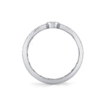 MICHAEL M Rings Orb Split Double Pavé Bezel Ring