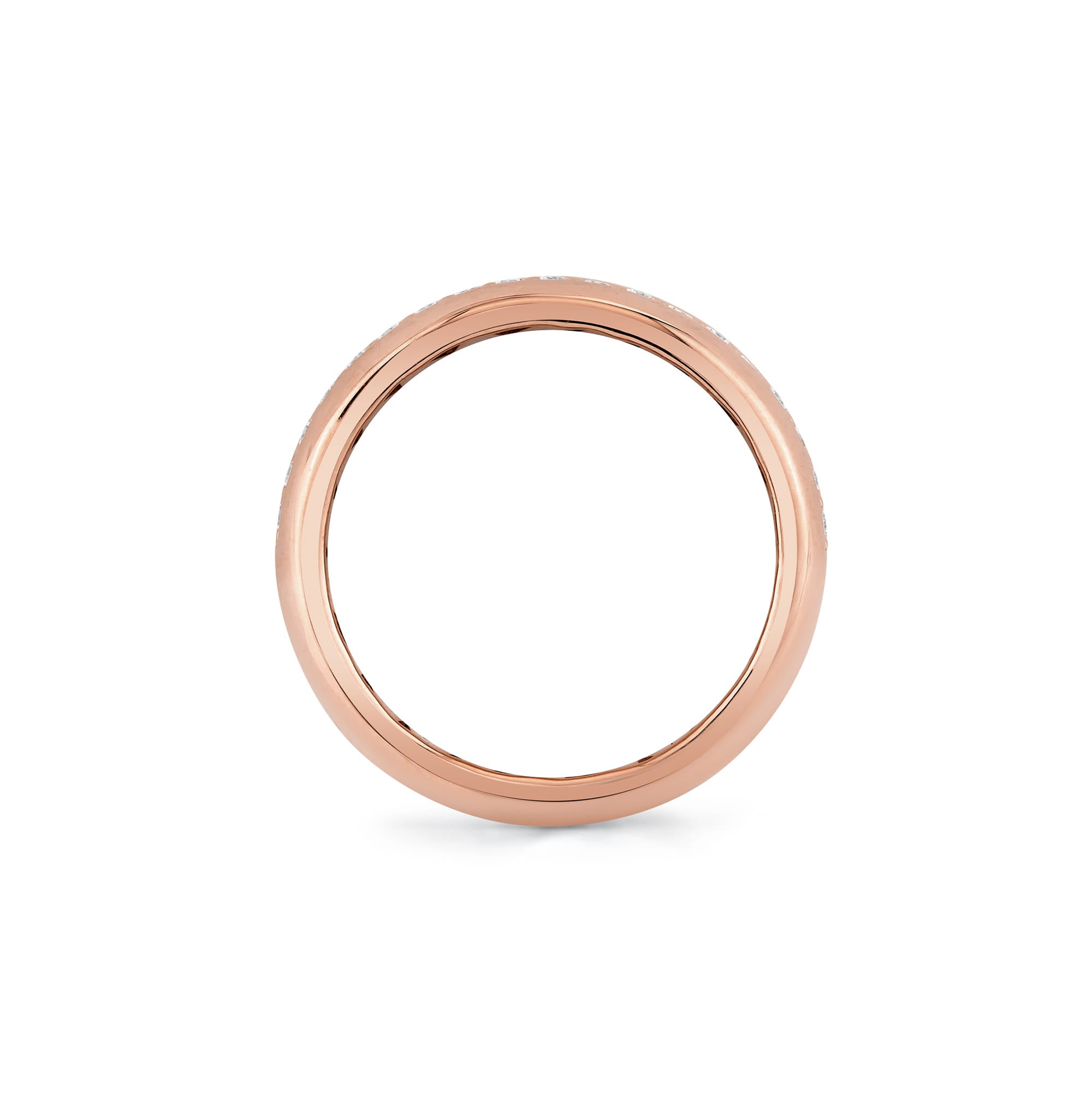 MICHAEL M Rings Orb Split Pavé Ring