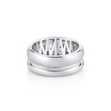 MICHAEL M Rings Orb Split Pavé Ring