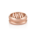 MICHAEL M Rings Orb Split Pavé Ring