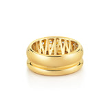 MICHAEL M Rings Orb Split Pavé Ring