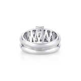 MICHAEL M Rings Orb Split Triple Pavé Ring
