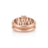 MICHAEL M Rings Orb Split Triple Pavé Ring