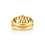 MICHAEL M Rings Orb Split Triple Pavé Ring
