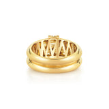 MICHAEL M Rings Orb Split Triple Pavé Ring