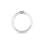 MICHAEL M Rings Orb Split Triple Pavé Ring