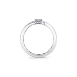 MICHAEL M Rings Orb Split Triple Pavé Ring