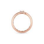 MICHAEL M Rings Orb Split Triple Pavé Ring