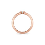 MICHAEL M Rings Orb Split Triple Pavé Ring