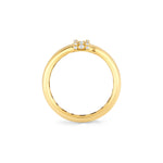 MICHAEL M Rings Orb Split Triple Pavé Ring