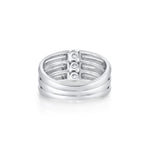 MICHAEL M Rings Orb Triple Row Ring