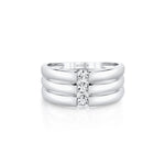 MICHAEL M Rings Orb Triple Row Ring