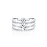 MICHAEL M Rings Orb Triple Row Ring