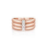 MICHAEL M Rings Orb Triple Row Ring