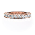 MICHAEL M Wedding Bands 18K Rose Gold / 7 Wedding Band R906B R906B