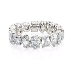 MICHAEL M Wedding Bands 18K White Gold / 4 Montage Band B332 B332