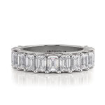 MICHAEL M Wedding Bands 18K White Gold Wedding Band R904B R904B-WG