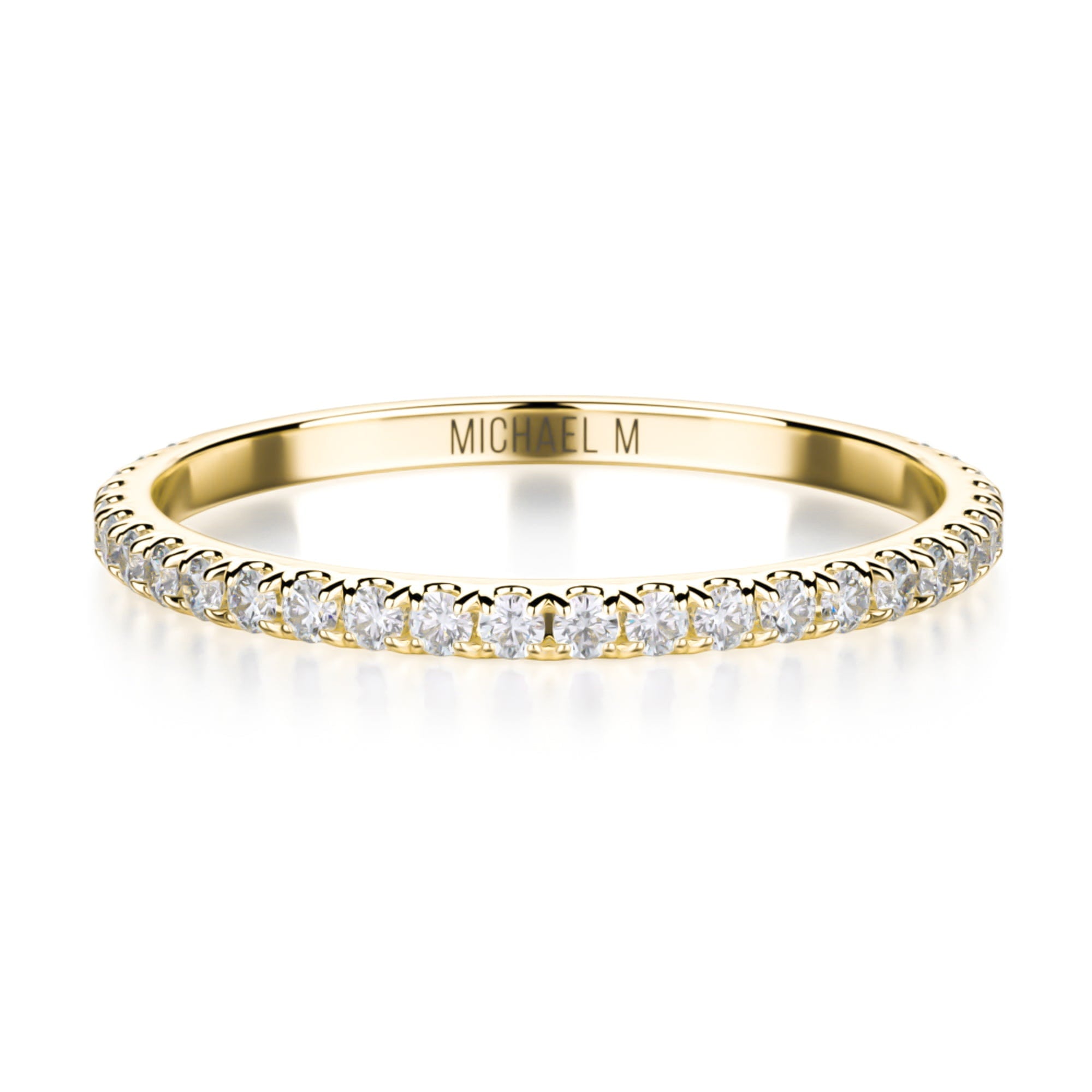 MICHAEL M Wedding Bands 18K Yellow Gold Wedding band R706B R706B