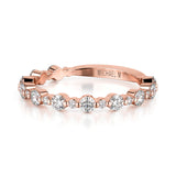 MICHAEL M Wedding Bands Classic Diamond Cluster Band