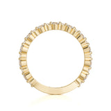 MICHAEL M Wedding Bands Classic Diamond Cluster Band