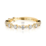 MICHAEL M Wedding Bands Classic Diamond Cluster Band